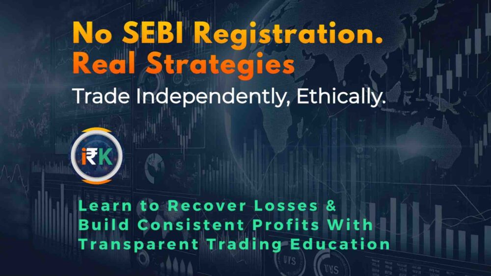 Dr. Rahul Kumbhare offering legal trading guidance without SEBI registration through a structured educational approach